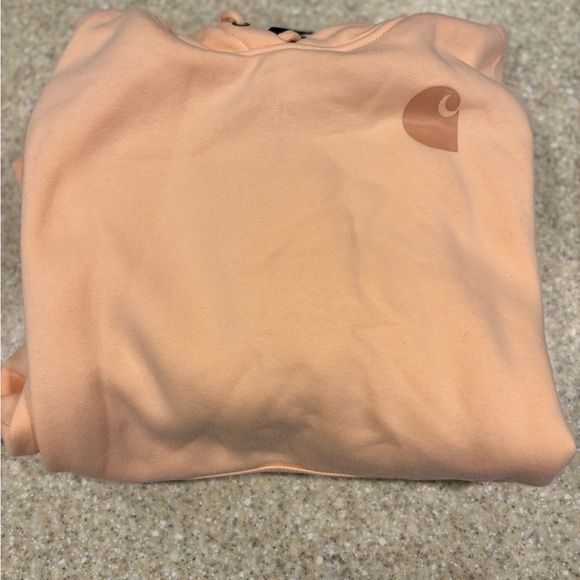 Carhartt Women's Soft Pink Hoodie - Picture 6 of 7
